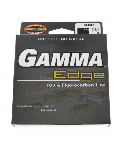 Gamma Edge Competition Grade 100% Fluorocarbon (Clear) - Gamma Fishing Gamma Edge Competition Grade 100% Fluorocarbon (Clear) - Gamma Fishing