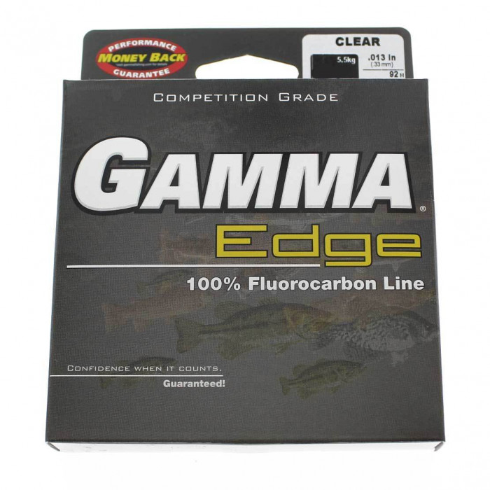Gamma Edge Competition Grade 100% Fluorocarbon (Clear) - Gamma Fishing