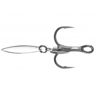 Bladed Hybrid Treble Short 1X Hooks - VMC Fishing Bladed Hybrid Treble Short 1X Hooks - VMC Fishing