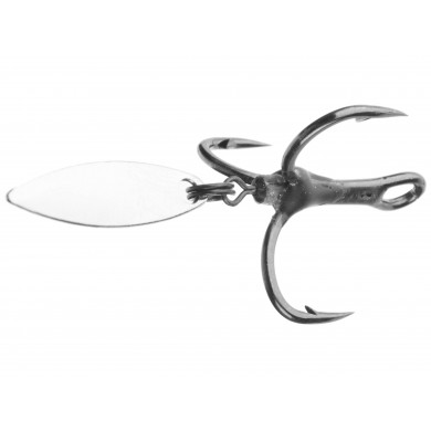 Bladed Hybrid Treble Short 1X Hooks - VMC Fishing Bladed Hybrid Treble Short 1X Hooks - VMC Fishing