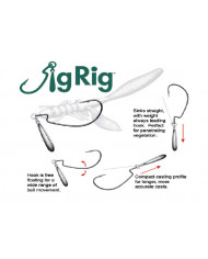 Jig Rig Hooks With Lead Weights - Owner Fishing