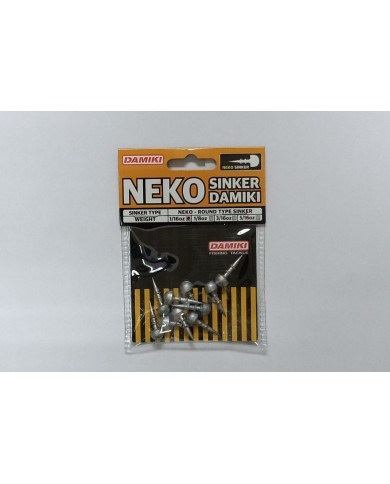Neko Round Type Sinkers - Damiki Fishing