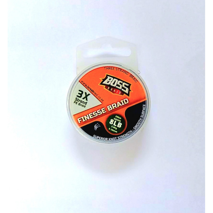 Finesse Braid 3X (Green) - Boss Braid Fishing