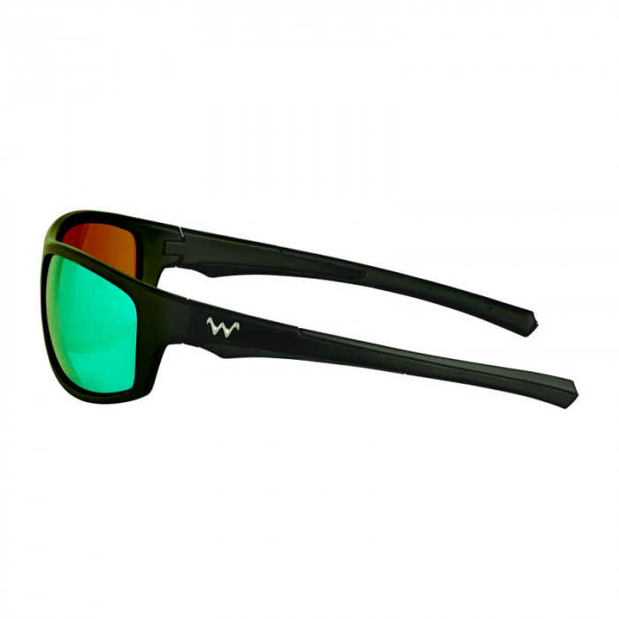 Waterland Ashor Sunglasses Black/Blue Mirror