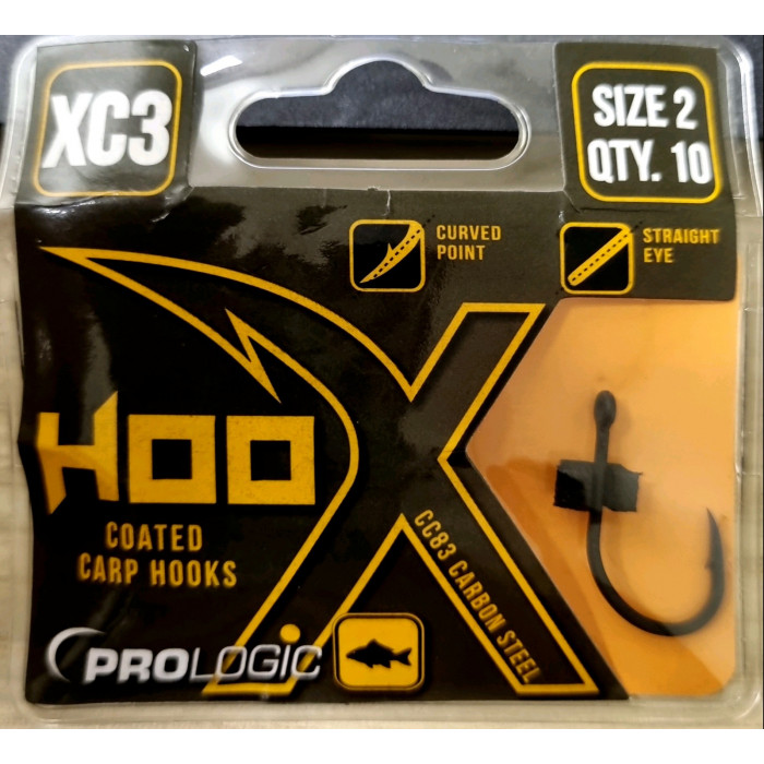 Prologic XC3 Hoox (Coated Carp Hooks) - Prologic Fishing Prologic XC3 Hoox (Coated Carp Hooks) - Prologic Fishing