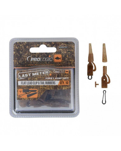 Prologic Last Meter Mimicry 3D Flat Lead Clip & Tail Rubbers - Prologic Fishing Prologic Last Meter Mimicry 3D Flat Lead Clip & Tail Rubbers - Prologic Fishing