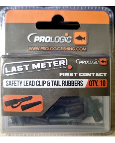 Prologic Last Meter Safety Lead Clip & Tail Rubbers - Prologic Fishing
