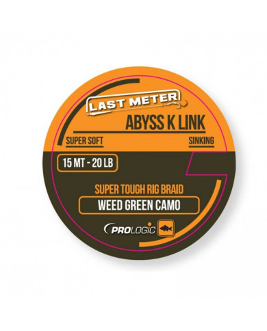 Prologic Last Meter Abyss K Hook Link Braid (Weed Camo Braid) - Prologic Fishing