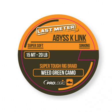 Prologic Last Meter Abyss K Hook Link Braid (Weed Camo Braid) - Prologic Fishing Prologic Last Meter Abyss K Hook Link Braid (Weed Camo Braid) - Prologic Fishing