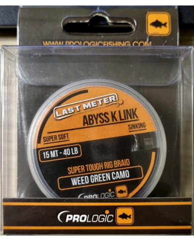 Prologic Last Meter Abyss K Hook Link Braid (Weed Camo Braid) - Prologic Fishing