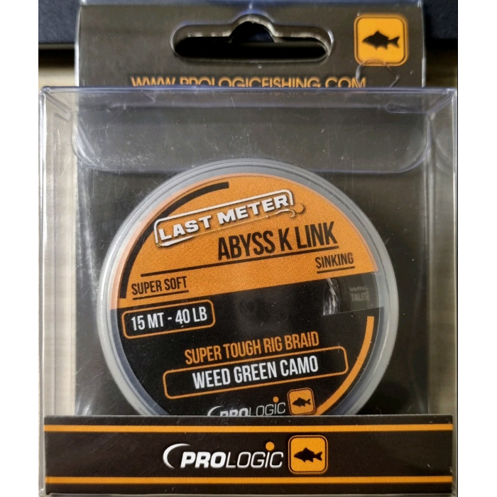 Prologic Last Meter Abyss K Hook Link Braid (Weed Camo Braid) - Prologic Fishing