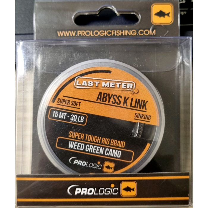 Prologic Last Meter Abyss K Hook Link Braid (Weed Camo Braid) - Prologic Fishing Prologic Last Meter Abyss K Hook Link Braid (Weed Camo Braid) - Prologic Fishing