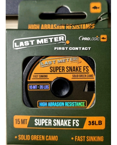 Prologic Last Meter Super Snake FS Hook Link Braid (Green Camo) - Prologic Fishing