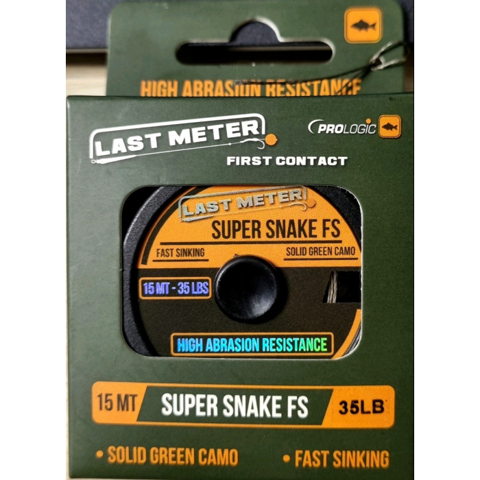 Prologic Last Meter Super Snake FS Hook Link Braid (Green Camo) - Prologic Fishing
