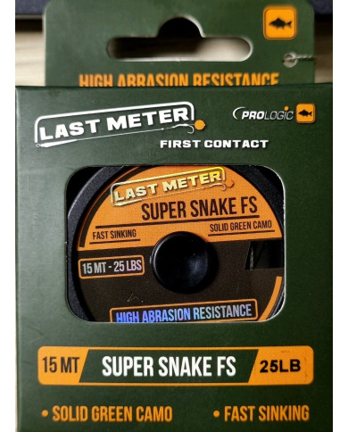 Prologic Last Meter Super Snake FS Hook Link Braid (Green Camo) - Prologic Fishing