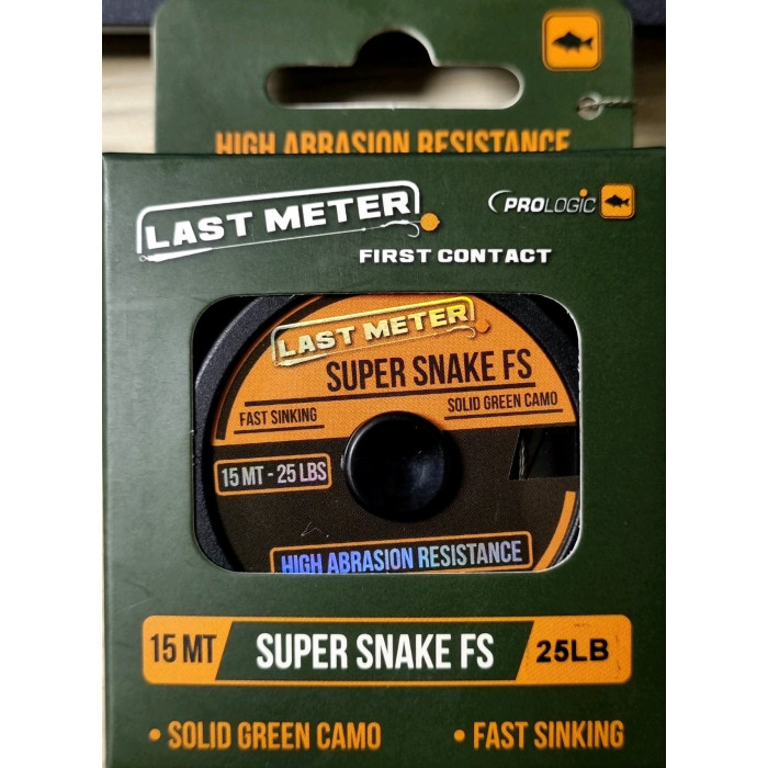Prologic Last Meter Super Snake FS Hook Link Braid (Green Camo) - Prologic Fishing Prologic Last Meter Super Snake FS Hook Link Braid (Green Camo) - Prologic Fishing