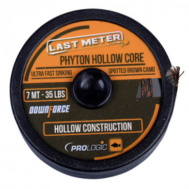 Prologic Last Meter Phyton Hollow Core Braided Leader (Brown Camo) - Prologic Fishing Prologic Last Meter Phyton Hollow Core Braided Leader (Brown Camo) - Prologic Fishing