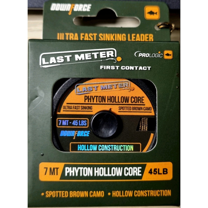 Prologic Last Meter Phyton Hollow Core Braided Leader (Brown Camo) - Prologic Fishing Prologic Last Meter Phyton Hollow Core Braided Leader (Brown Camo) - Prologic Fishing