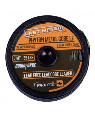 Prologic Last Meter Phyton Metal Core LF Braided Leader (Green Camo) - Prologic Fishing