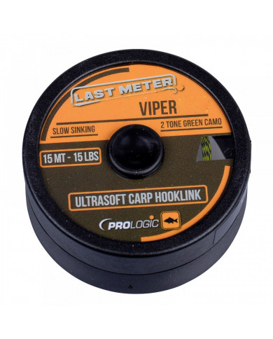Prologic Last Meter Viper Ultrasoft Hook Link Braid (Green Camo) - Prologic Fishing