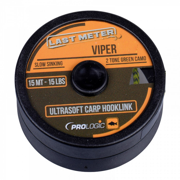 Prologic Last Meter Viper Ultrasoft Hook Link Braid (Green Camo) - Prologic Fishing Prologic Last Meter Viper Ultrasoft Hook Link Braid (Green Camo) - Prologic Fishing