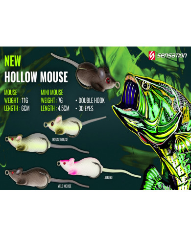 Sensation Hollow Mouse - Sensation Fishing