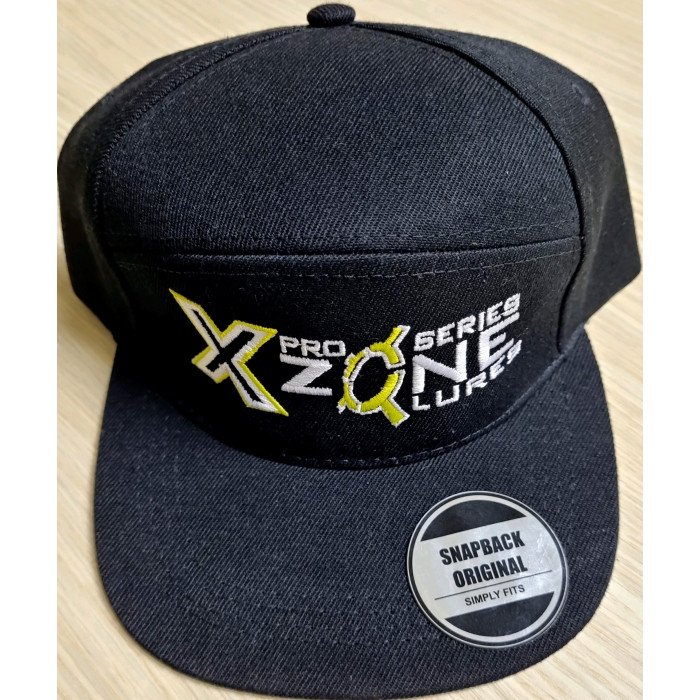 X Zone Pro Series Snapback Original Embroided Cap (Black) - X Zone Fishing