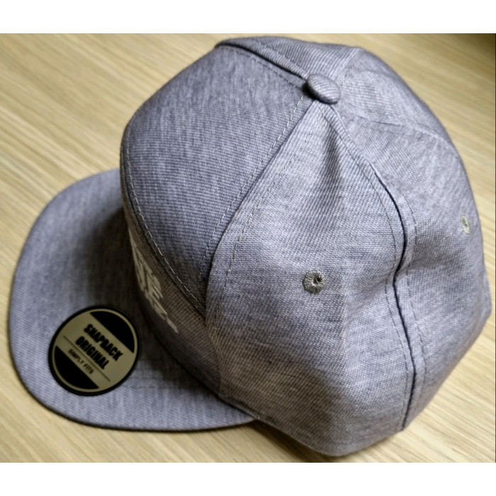 X Zone Pro Series Snapback Original Embroided Cap (Grey) - X Zone Fishing