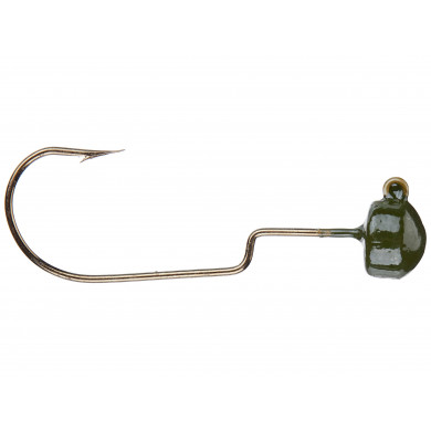 Pro Series Weedless "D-K" Ned Rig Jig Heads (Green Pumpkin) - Venom Lures Fishing