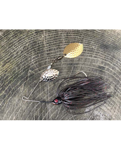1/4oz Double Turtle Back Spinnerbait (Silver & Gold Blades) - Venom Lures Fishing 1/4oz Double Turtle Back Spinnerbait (Silver & Gold Blades) - Venom Lures Fishing