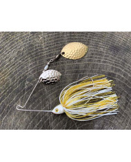 1/4oz Double Turtle Back Spinnerbait (Silver & Gold Blades) - Venom Lures Fishing