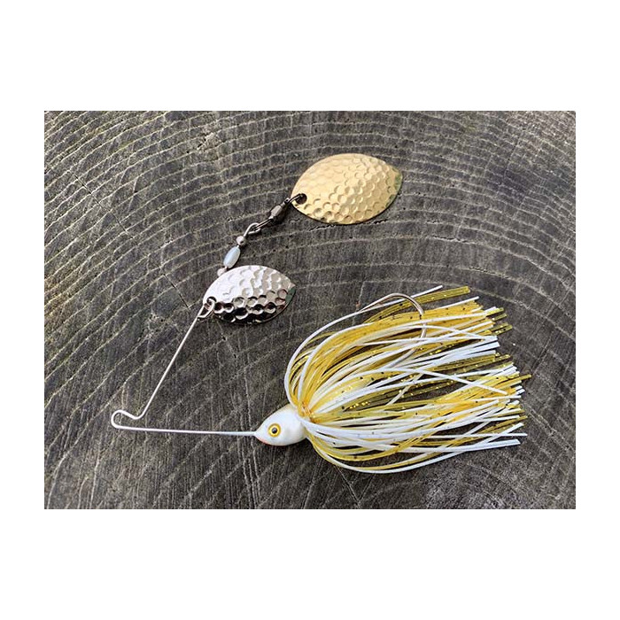1/4oz Double Turtle Back Spinnerbait (Silver & Gold Blades) - Venom Lures Fishing