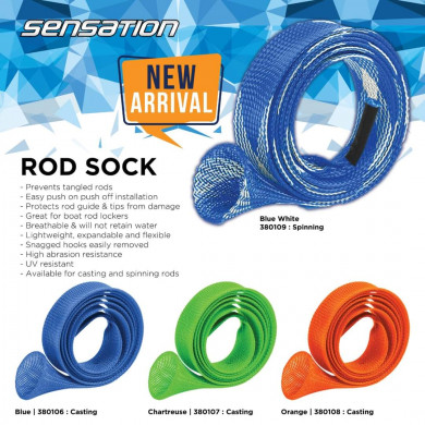 Rod Cover Sock - Spinning - Sensation Fishing