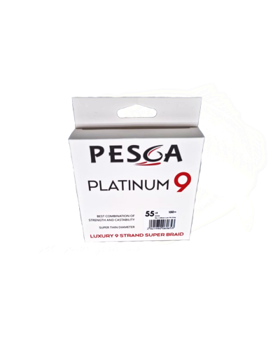 Platinum 9 Braid (Low-Viz Grey) - Pesca Pro Series Fishing Platinum 9 Braid (Low-Viz Grey) - Pesca Pro Series Fishing