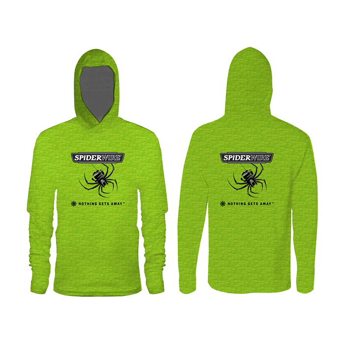 Performance Fishing Shirts (Green) - Spiderwire Fishing