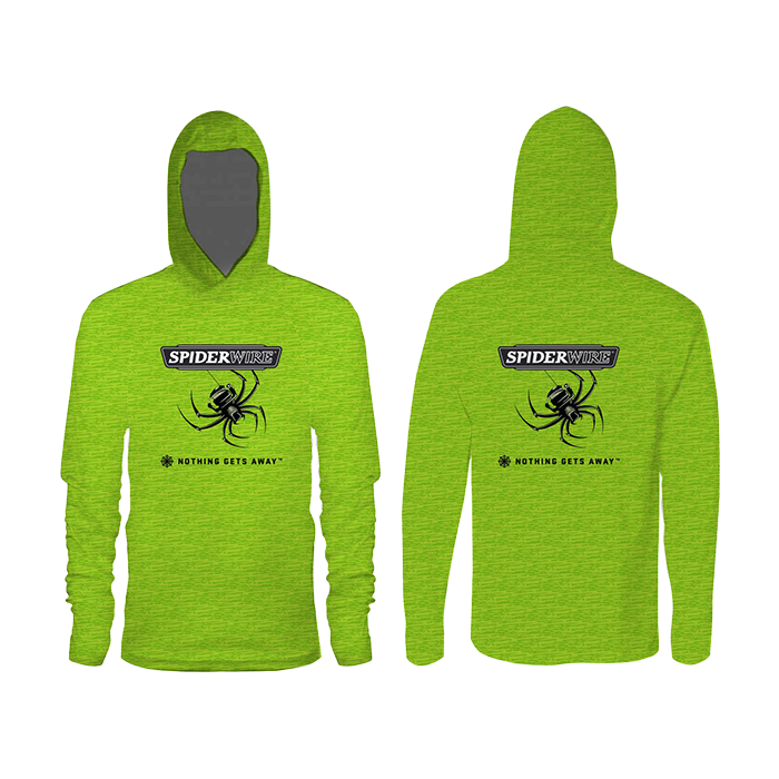 Performance Long Sleeve Hooded Fishing Shirts - Spiderwire Fishing