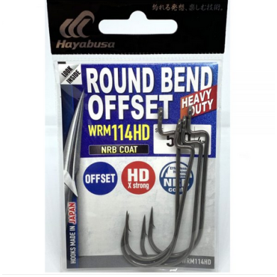 Round Bend Offset Heavy Duty Hooks - Hayabusa Fishing