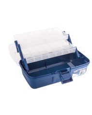 2 Tray Clear Top Tackle Box - Jarvis Walker Fishing