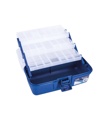 3 Tray Clear Top Tackle Box - Jarvis Walker Fishing 3 Tray Clear Top Tackle Box - Jarvis Walker Fishing
