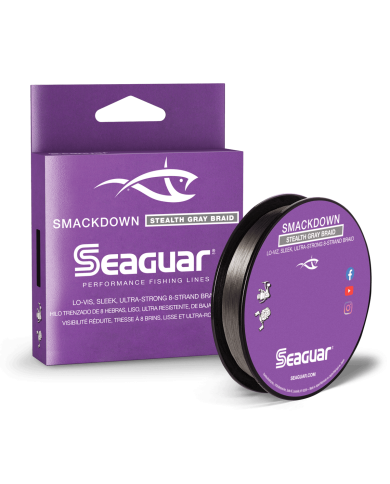Smackdown Braid 8X (Stealth Gray)  - Seaguar Fishing Smackdown Braid 8X (Stealth Gray)  - Seaguar Fishing