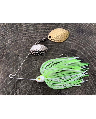 3/16oz Double Turtle Back Spinnerbait (Silver & Gold Blades) - Venom Lures Fishing 3/16oz Double Turtle Back Spinnerbait (Silver & Gold Blades) - Venom Lures Fishing