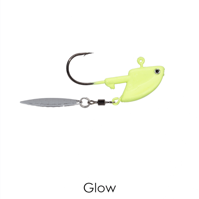 Fish Head Underspin Hooks 7g - Moss Back Fishing