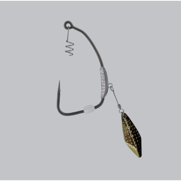 Titan Diver Swimbait Hook (Gold Blade) - BKK Hooks Fishing