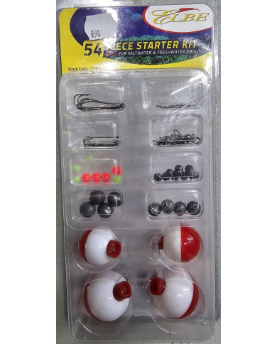 54 Piece Starter Kit - Elbe Fishing