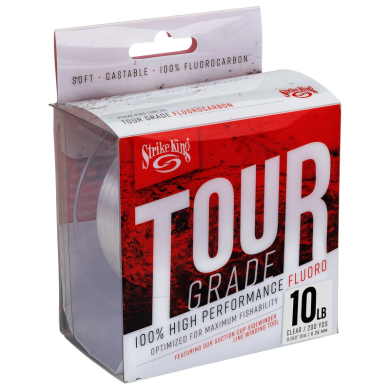 Tour Grade 100% Fluorocarbon  (Clear) - Strike King Fishing