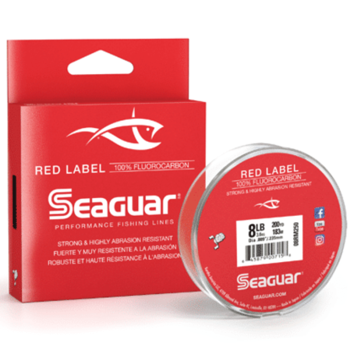 Red Label 100% Fluorocarbon (Clear) - Seaguar Fishing
