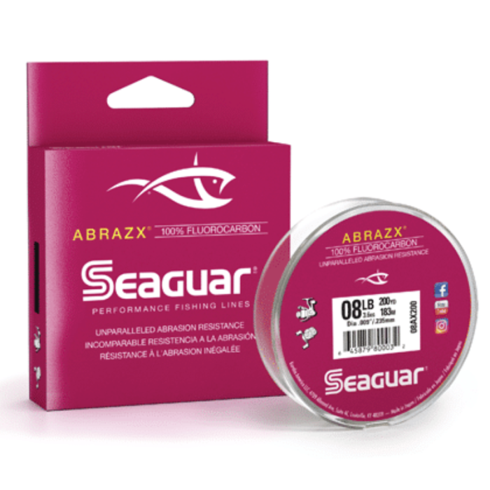 AbrazX 100% Fluorocarbon (Clear) - Seaguar Fishing