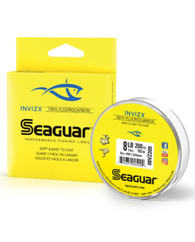 InvizX 100% Fluorocarbon (Clear) - Seaguar Fishing InvizX 100% Fluorocarbon (Clear) - Seaguar Fishing
