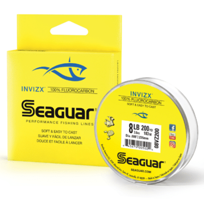 InvizX 100% Fluorocarbon (Clear) - Seaguar Fishing