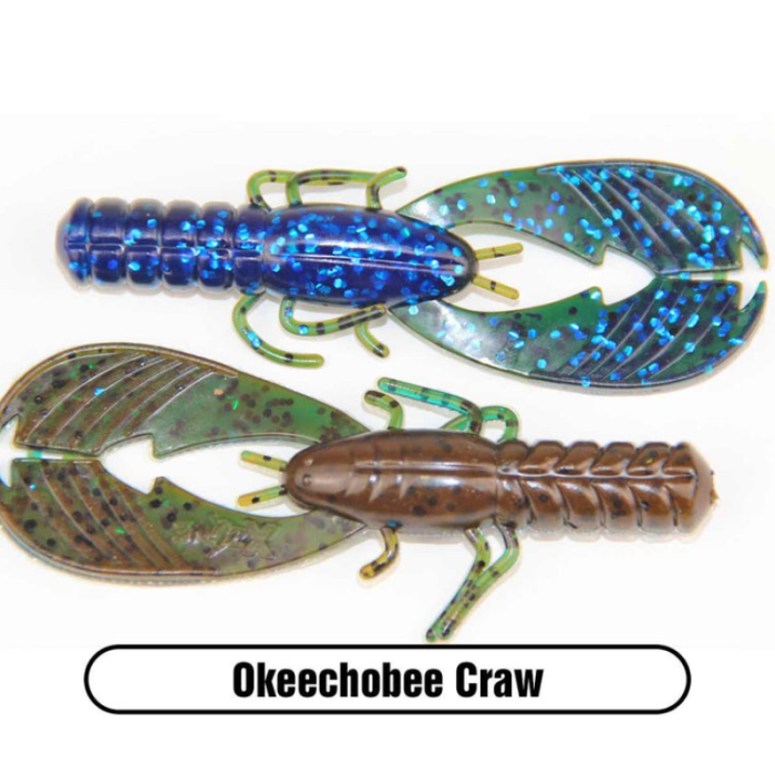 4" Muscle Back Craw - X Zone Lures Fishing